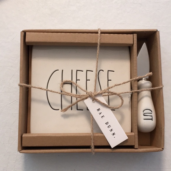 Rae Dunn Other - Rae Dunn Cheese Plate and Knife